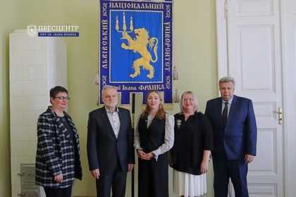 Среща с ръководството на Лвивския национален университет „Иван Франко“